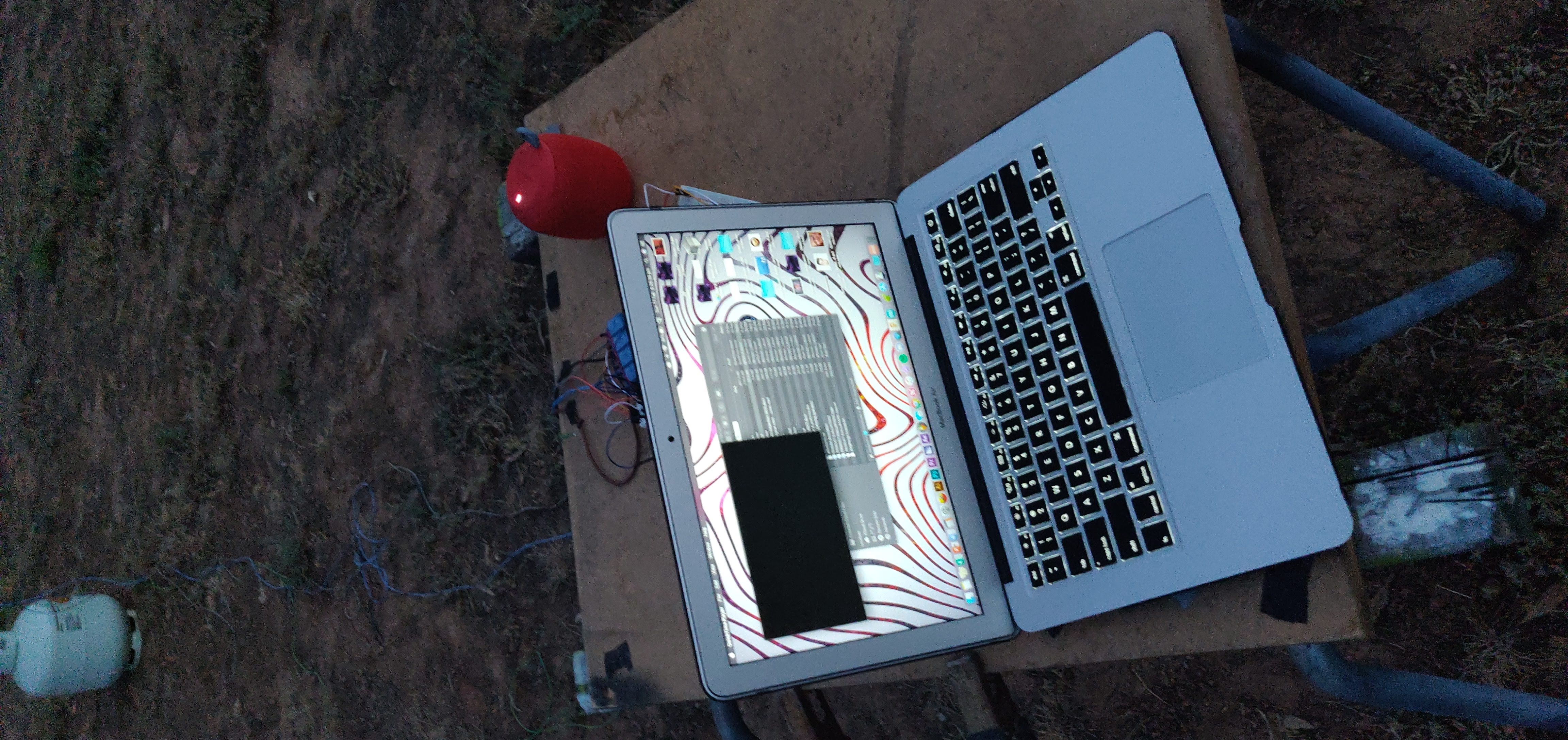 control setup outside