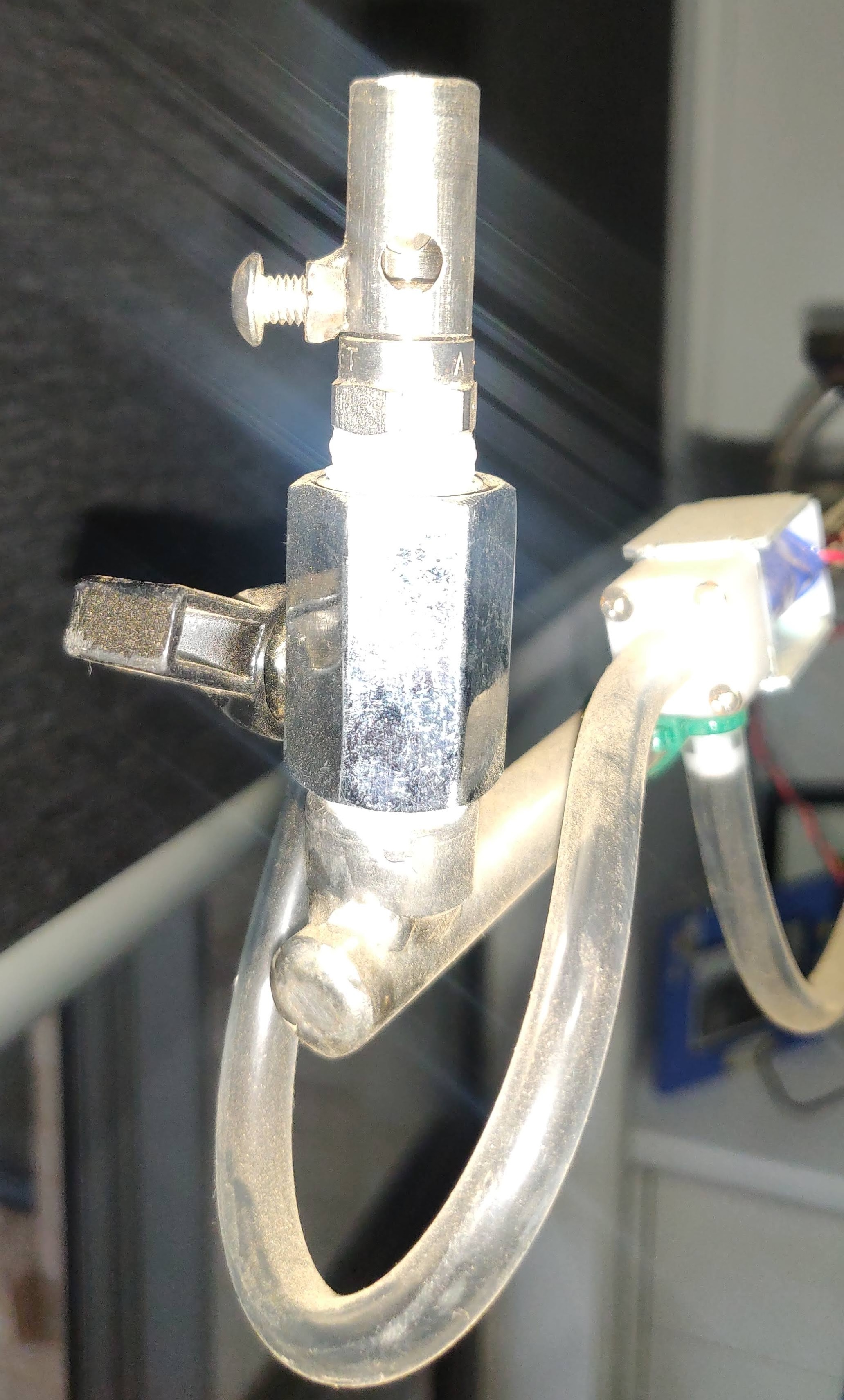 flamethrower outlet from side